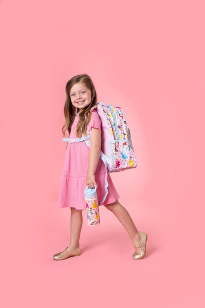 Simple Modern Disney Princess Kids Mochila para escuela, niñas, niñ...