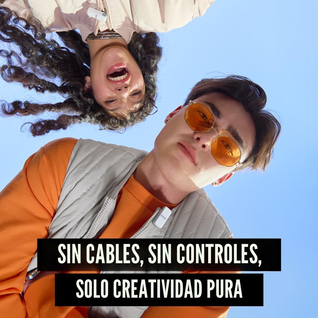 RØDE Micrófono Inalámbrico - Micrófono Inalámbrico Compacto, Dos Mi...