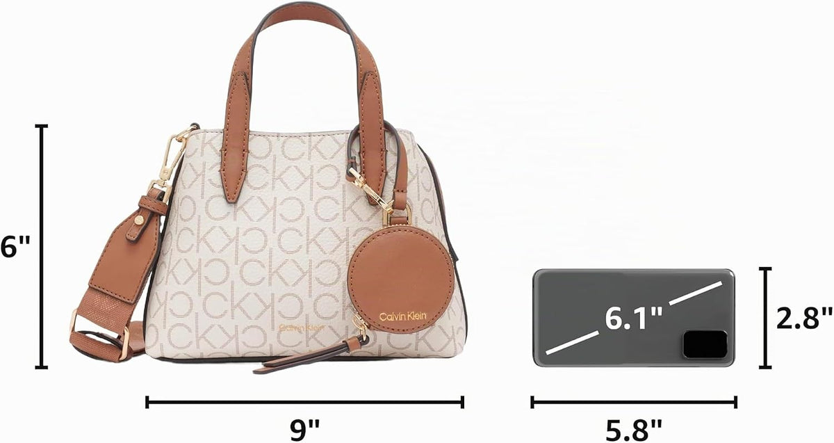 Calvin Klein Millie - Mini bolso cruzado 2 en 1 con compartimento t...