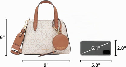 Calvin Klein Millie - Mini bolso cruzado 2 en 1 con compartimento t...