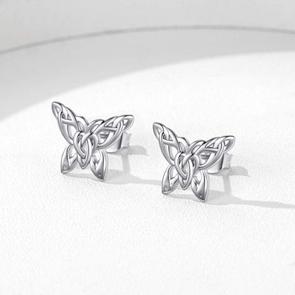 ChicSilver Pendientes celtas para mujer de plata de ley hipoalergén...