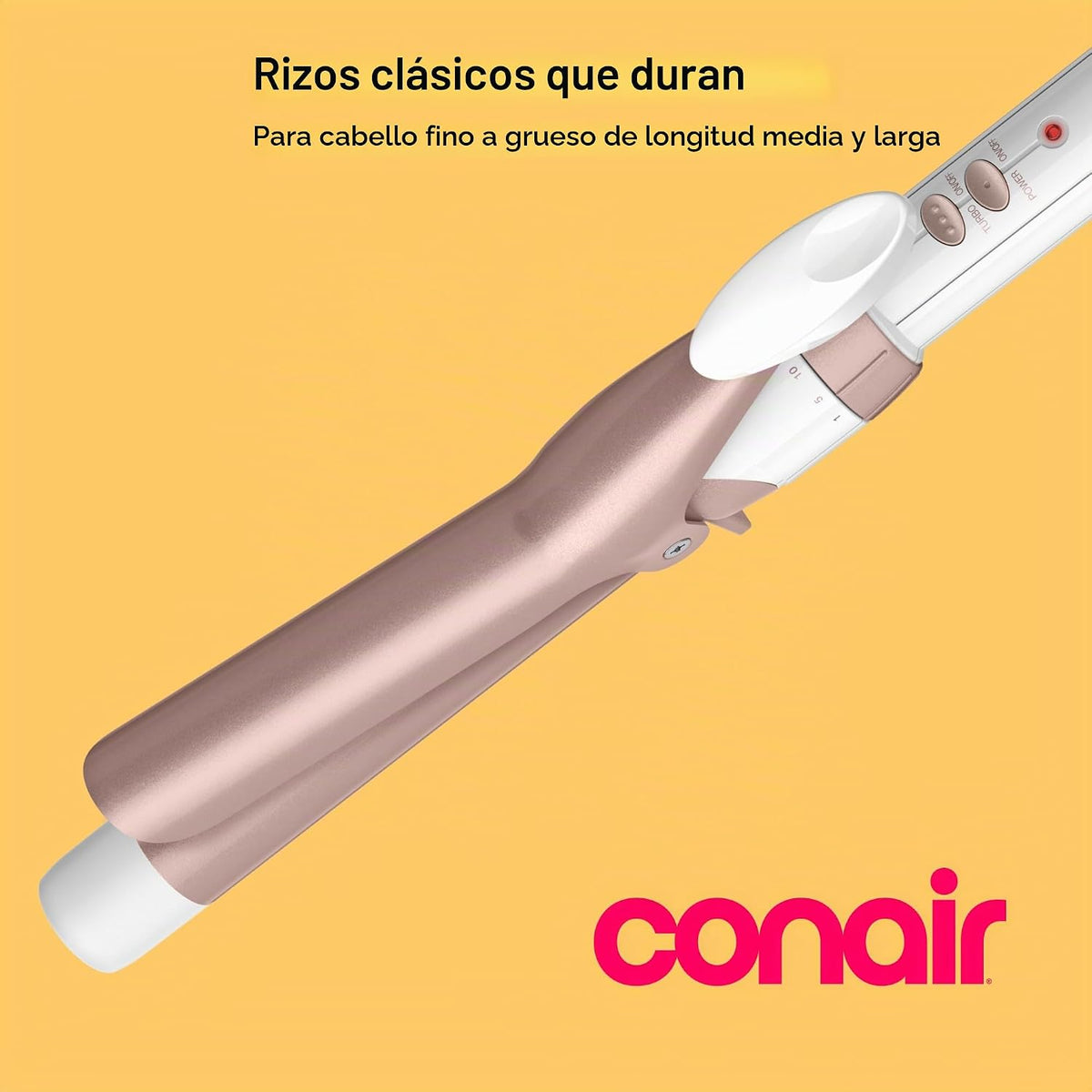 Conair - Plancha rizadora de cerámica doble, barril de 1 pulgada |...