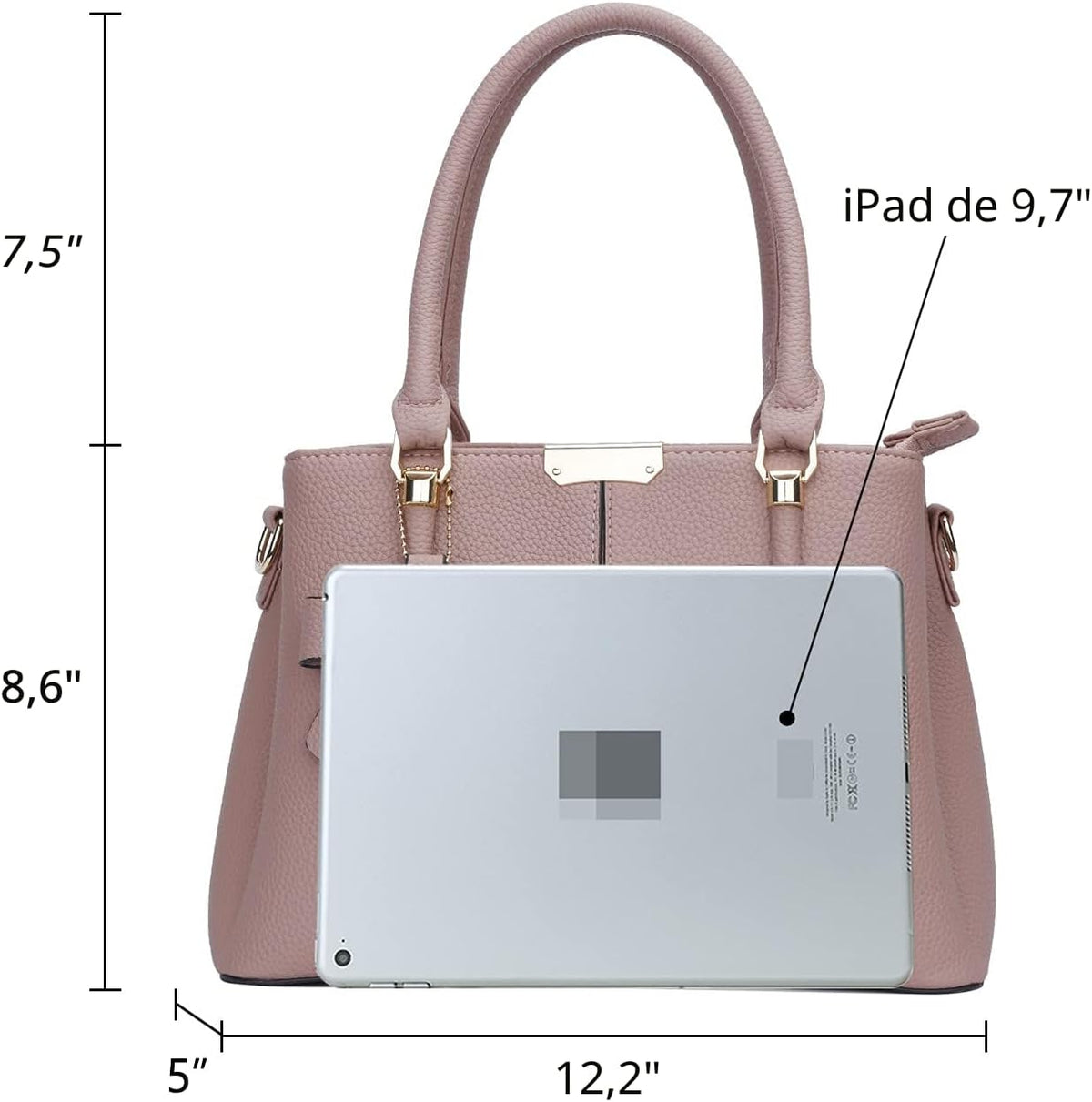 KKXIU Monederos y bolsos para mujer, Bolso tipo cartera con asa sup...