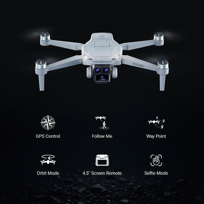 Contixo Dron GPS F23 con cámara, tiempo de vuelo de 46 minutos, con...