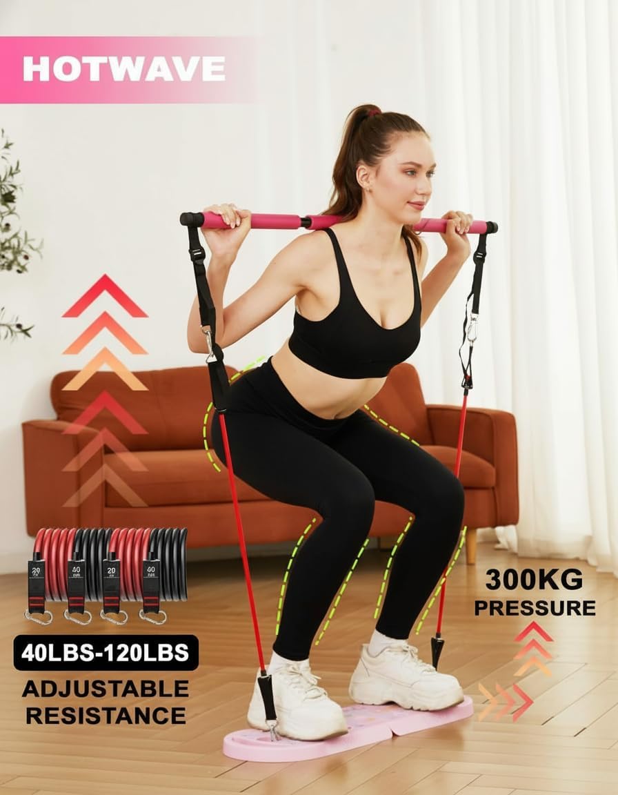 Tabla de flexiones HOTWAVE, tabla de flexiones portátil, barra de f...