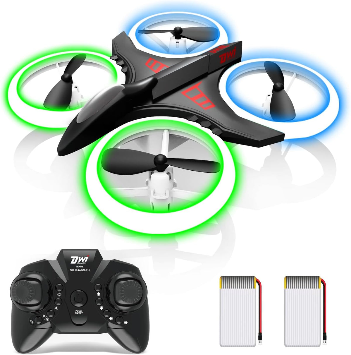 Dwi Dowellin Mini Dron de 4.9 Pulgadas para Niños a Prueba de Choqu...