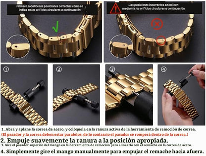 OLEVS Reloj Mujer Reloj Analógico Luminoso Vestido de Acero Inoxida...