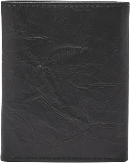 Billetera triple de cuero Fossil para hombres, Talla única
