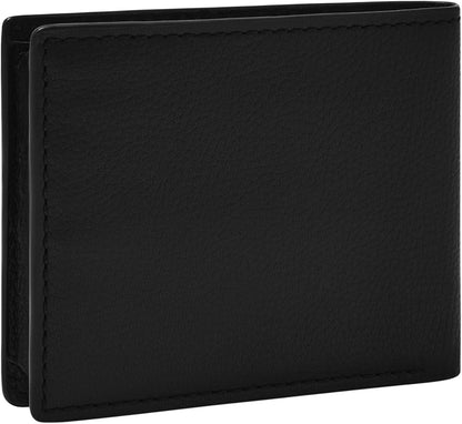 Fossil Carson - Cartera plegable de piel para hombre con identifica...