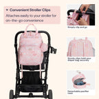 BabbleRoo Mochila para pañales \u2013 Bolsa de viaje para Baby Esse...