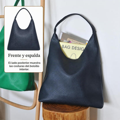 Bolsos Hobo para mujeres, bolso de hombro de cuero vegano suave, bo...