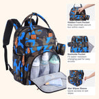 BabbleRoo Mochila para pañales \u2013 Bolsa de viaje para Baby Esse...