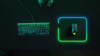 SteelSeries QcK Alfombrilla de Gaming para Mouse - Tela RGB Prism M...