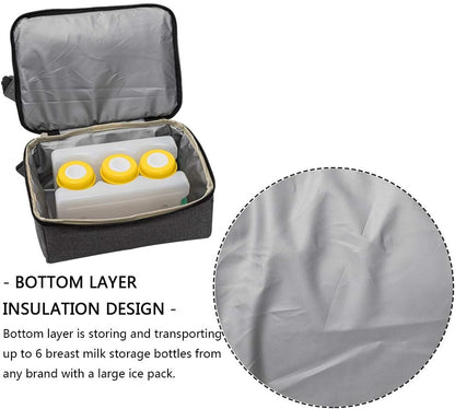 Mochila para extractor de leche \u2013 Doble capa para madre bolsa...