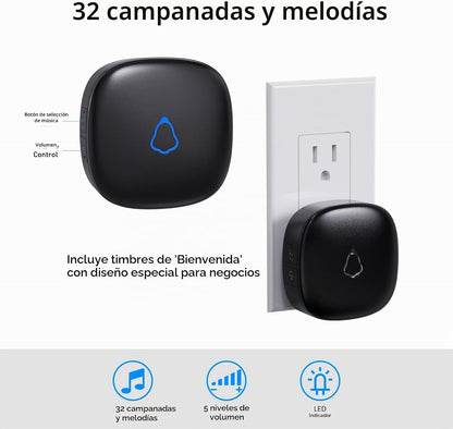 Alarma inalámbrica con sensor de movimiento para interiores, 1 dete...
