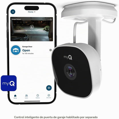 myQ Smart Garage - Cámara de seguridad de garaje - Video HD de 1080...