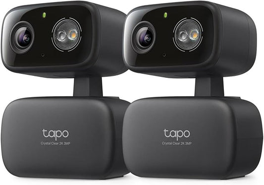 Cámara de seguridad con cable Tapo 2K para interiores/exteriores pa...