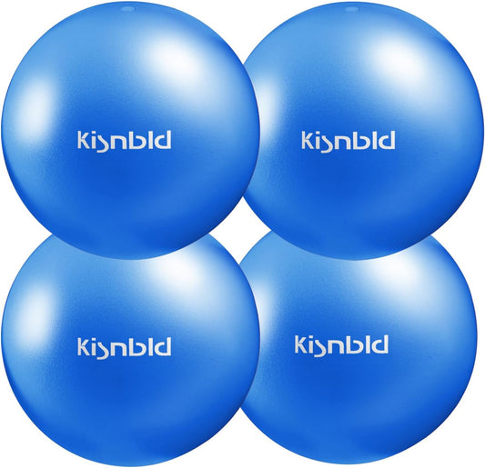 kisnbld Pequeña pelota de ejercicio, mini pelota de pilates de 9 pu...