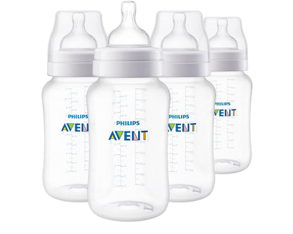 Philips Avent Biberón anticólico, flujo rápido, 11 oz, SCY106\/04 |...