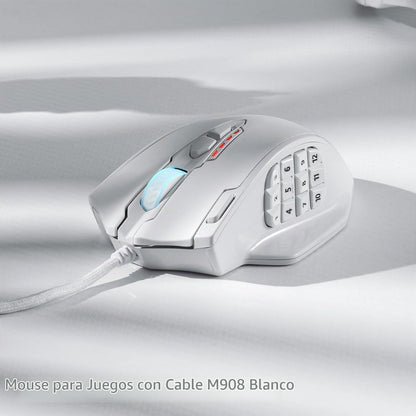 Redragon M908 Impact RGB LED MMO Mouse para juegos con 12 botones l...