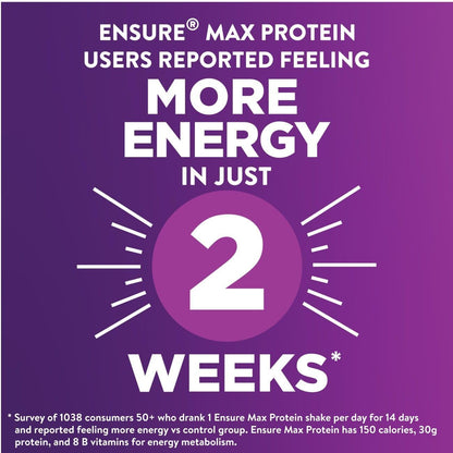 Ensure Max Protein Nutrition Batido, con 0.03 onzas de proteína, 0....