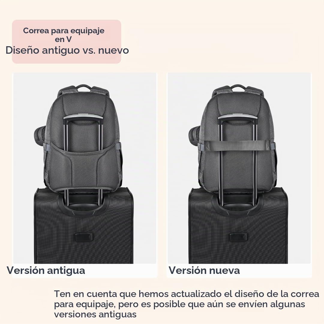 BabbleRoo Mochila de cuero para pañales - Baby Essentials Bolsa de...