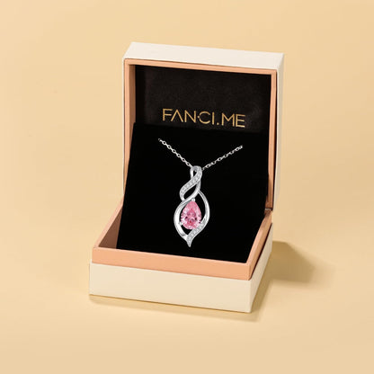 FANCIME Collar de piedra natal para mujer, regalo de cumpleaños par...