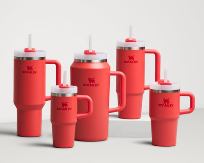 Vaso Stanley Quencher H2.0 con asa y pajita 64 oz | Tapa de estado...