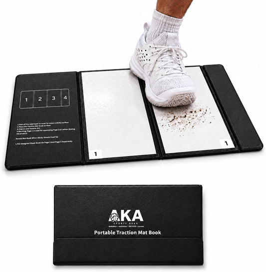 AKA SPORTS GEAR Alfombrilla adhesiva portátil para baloncesto y vol...