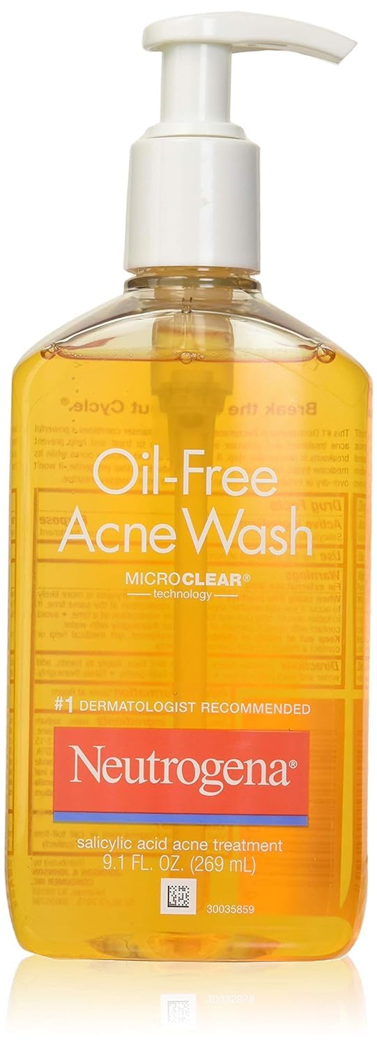 Neutrogena Lavado de acné sin aceite 9.10 oz (paquete de 2) | Paque...