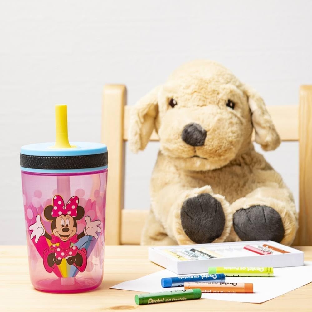 Zak Designs - Juego de vasos Disney Kelso de 15 onzas (Ratón Minnie...