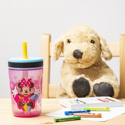 Zak Designs - Juego de vasos Disney Kelso de 15 onzas (Ratón Minnie...