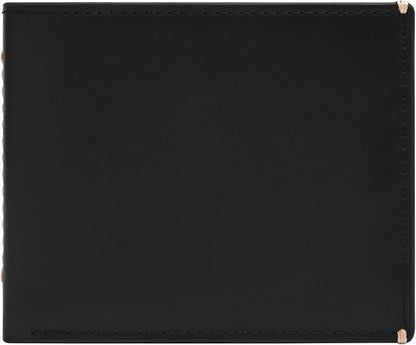 Fossil Westover - Billetera para hombre, de piel, plegable, con tap...