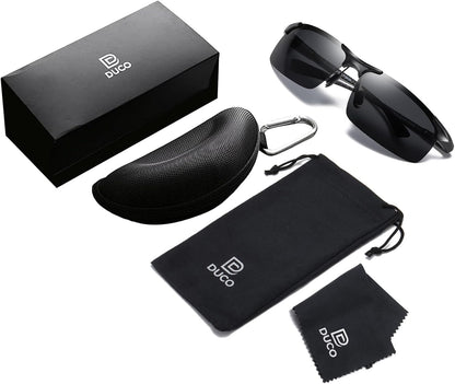 DUCO - Gafas de sol polarizadas para hombre, para deportes, pesca,...