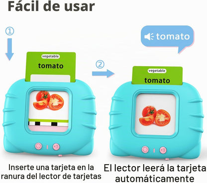 Lapare - Tarjetas didácticas parlantes para niños pequeños de 3, 4,...
