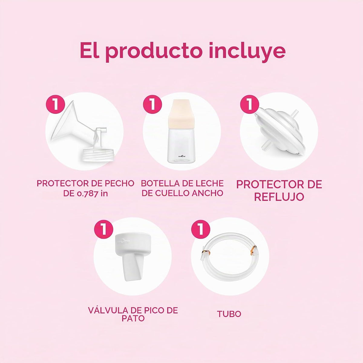 Spectra Baby Premium - Kit de accesorios para extractor de leche ma...