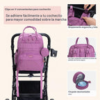 BabbleRoo Mochila para pañales \u2013 Bolsa de viaje para Baby Esse...