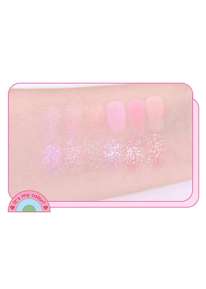 COLORGRAM Paleta de sombras de ojos Pin Point 04 Bright+Cool | Pale...
