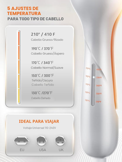 SHEGLAM Hair Beach Babe - Ondulador de pelo de 2 barriles de 1 pulg...