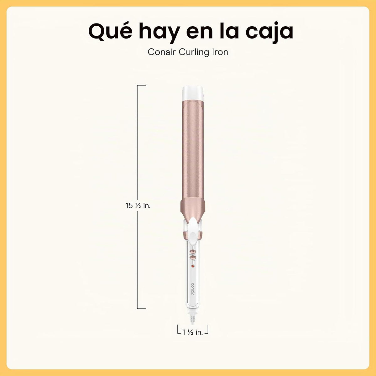 Conair - Plancha rizadora extra larga, doble cerámica, 1 1\/2 pulga...