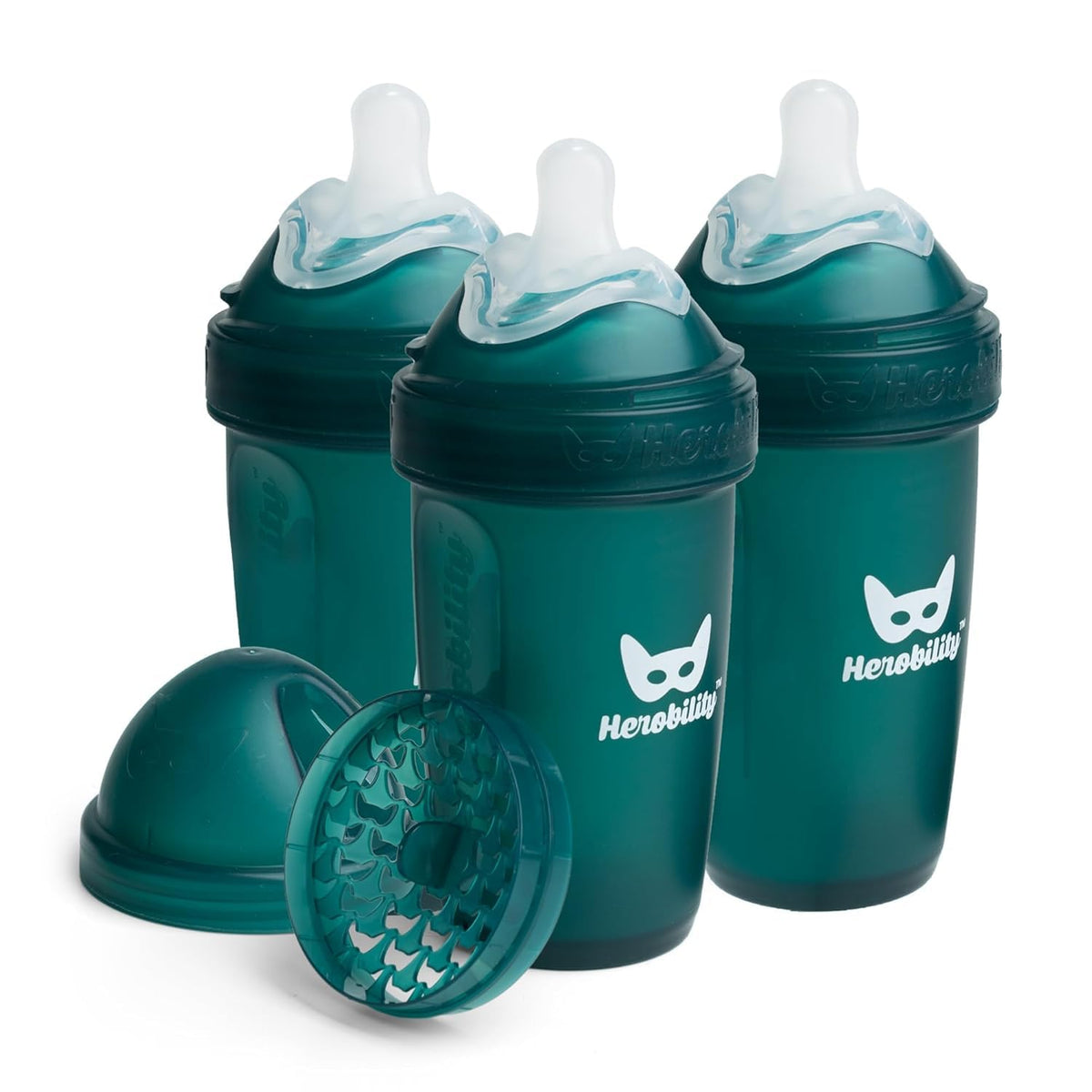 Herobility Biberones anticólicos de 5 onzas líquidas\/4.7 fl oz \u2...