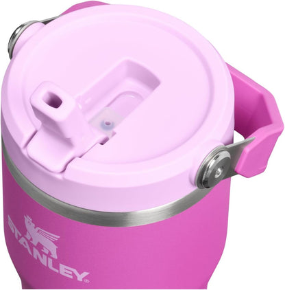 STANLEY IceFlow 2.0 - Vaso con pajita, 20 onzas, flor oscura | Asa...