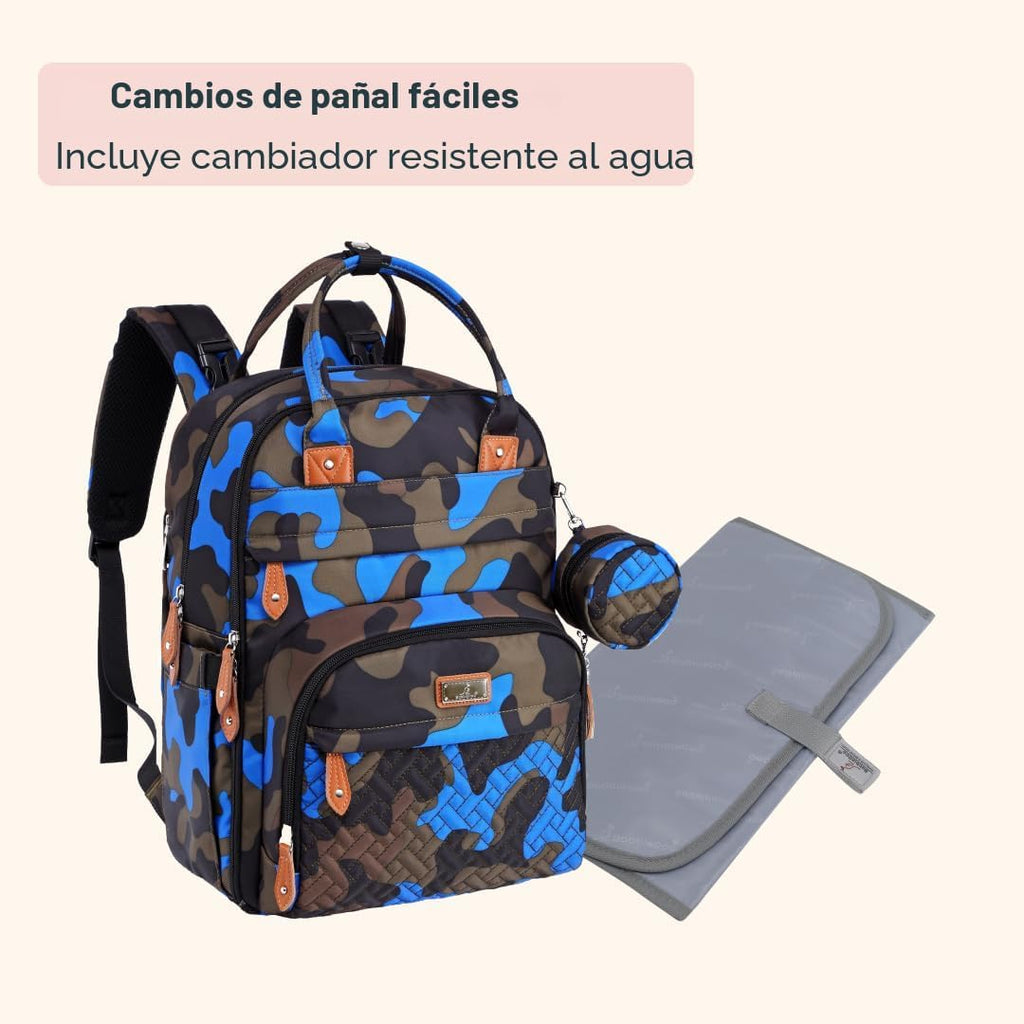 BabbleRoo Mochila para pañales \u2013 Bolsa de viaje para Baby Esse...