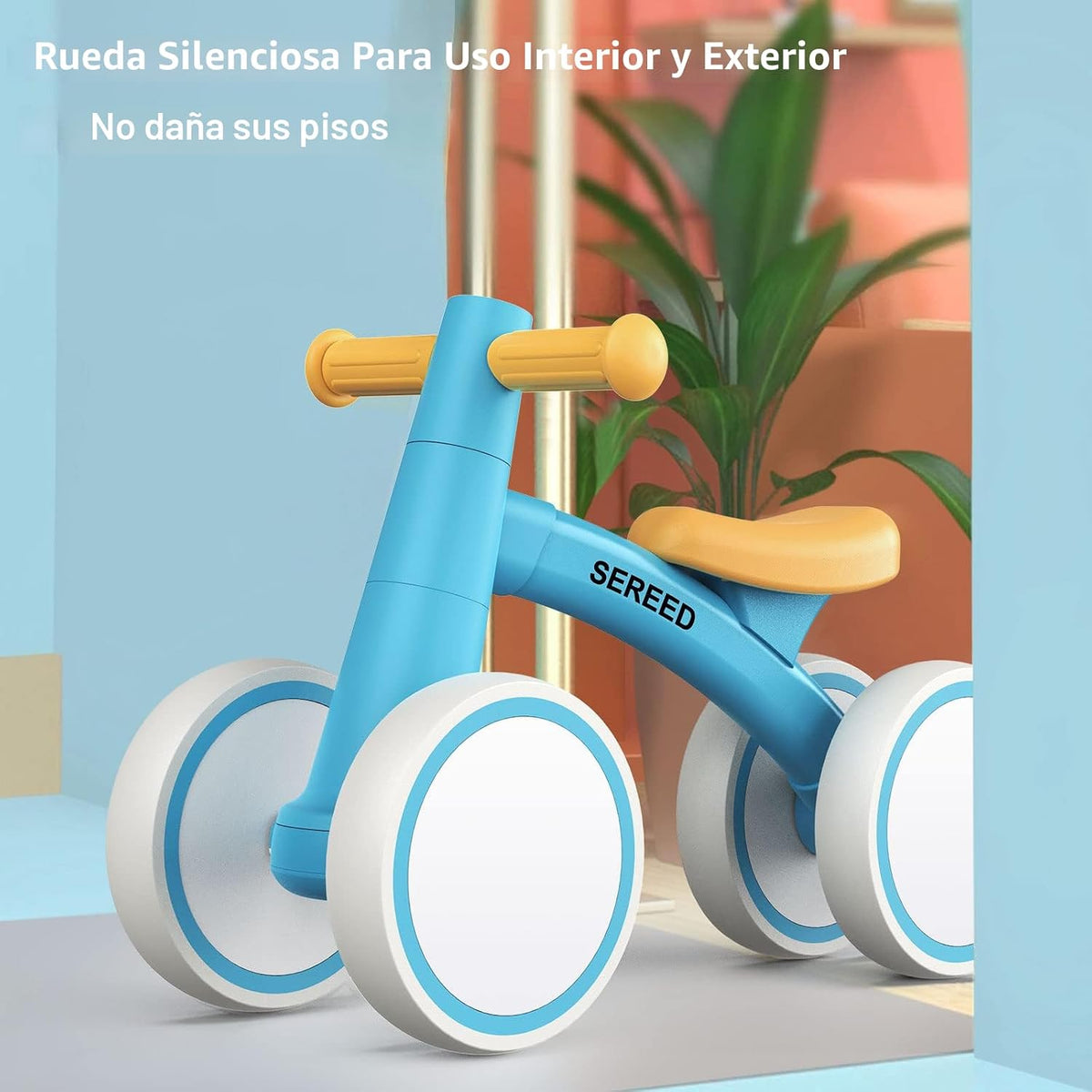 SEREED Bicicleta de equilibrio para bebés de 1 año, bicicleta de eq...
