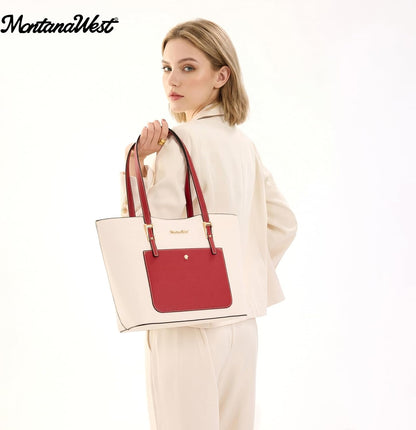 Montana West - Juego de 3 piezas de bolsos para mujer: bolso de man...