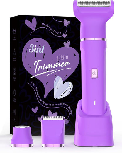 Risina Recortadora de bikini 3 en 1 para mujer, esenciales de vacac...