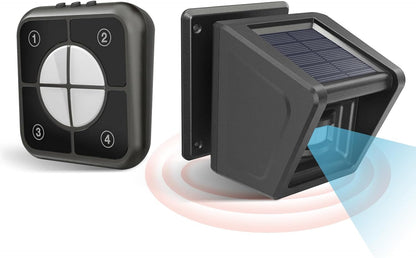 Alarma solar inalámbrica para entrada \u2013 1\/2 milla de largo al...