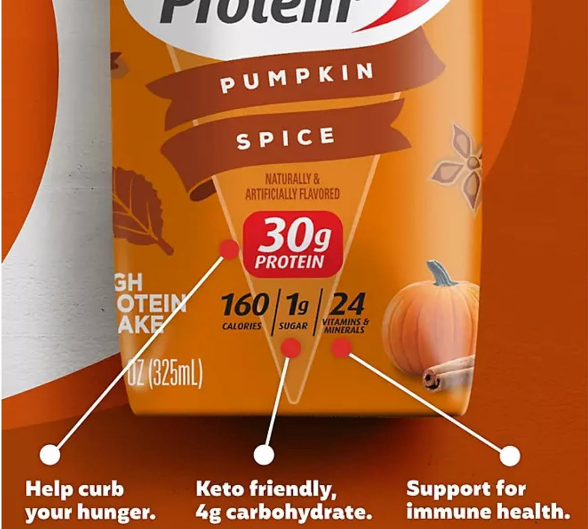 Premier Protein - Batido alto en proteína, sabor especias de calaba...