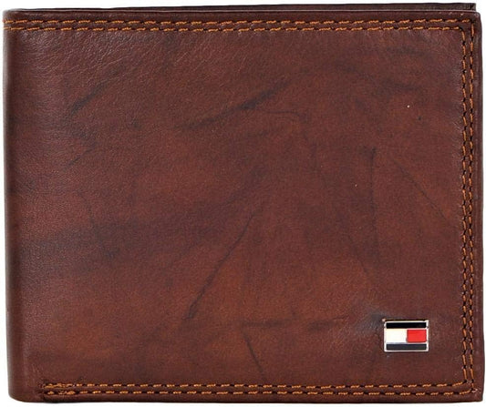 Tommy Hilfiger Cartera Passcase para hombre con ventana de identifi...