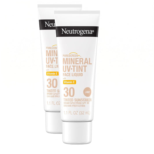Neutrogena Purescreen+ Protector solar tintado para rostro SPF 30,...